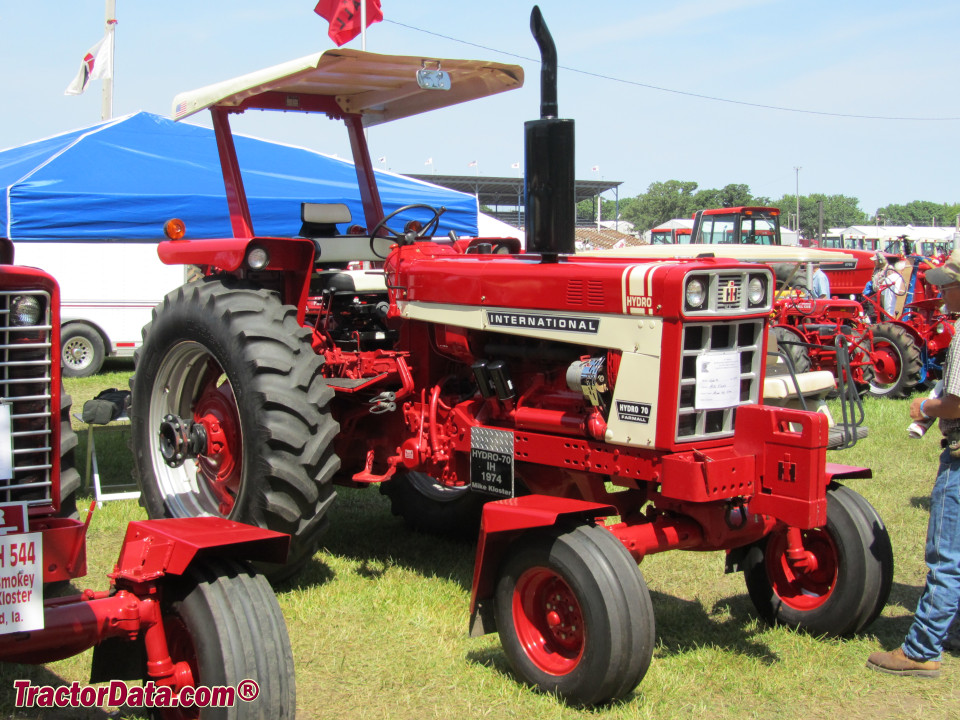 International Farmall Hydro 70 row-crop tractor.
