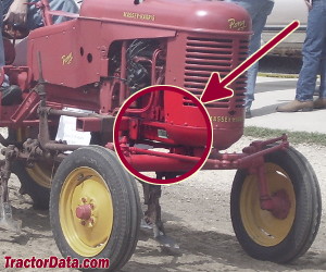 Massey-Harris Pony 11 serial number location