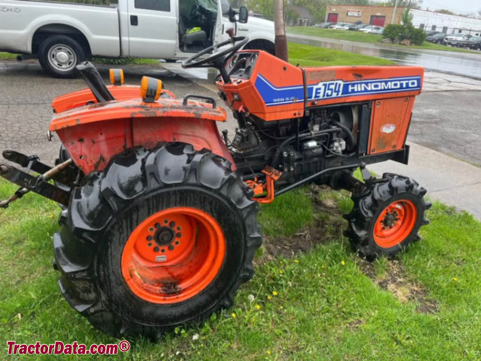 Hinomoto E154 compact utility tractor.