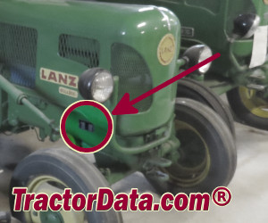 Lanz D2402 serial number location