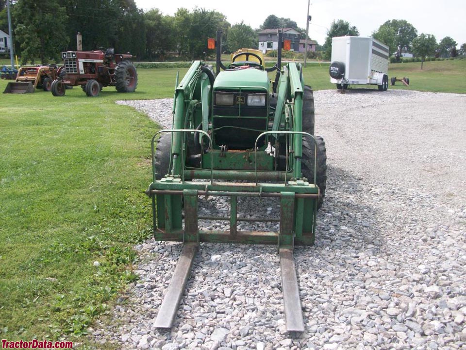 John Deere 4600 with model 460 front-end loader.