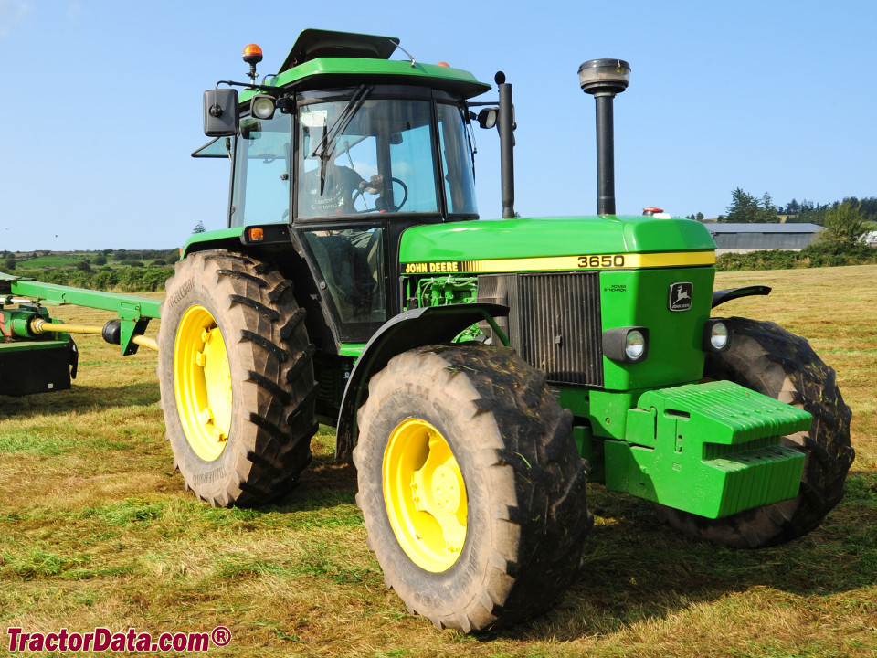 John Deere 3650 utility tractor.