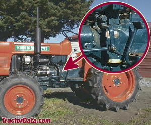 Kubota L1501 serial number location