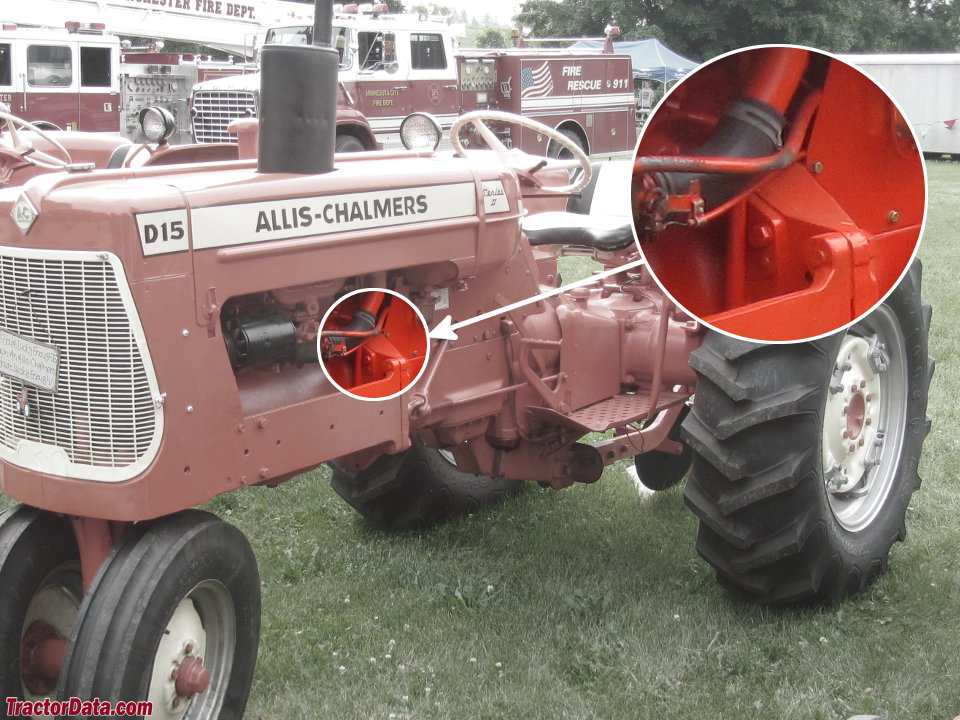 Details about   Allis Chalmers D15 Tractor AC rear drop housing bottom oil bowl for drive gear 