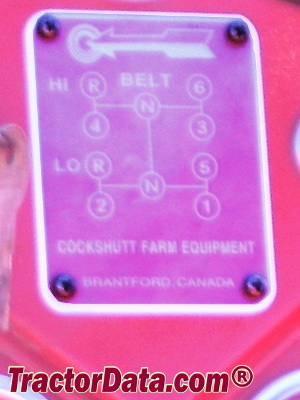 Cockshutt Golden Arrow transmission controls