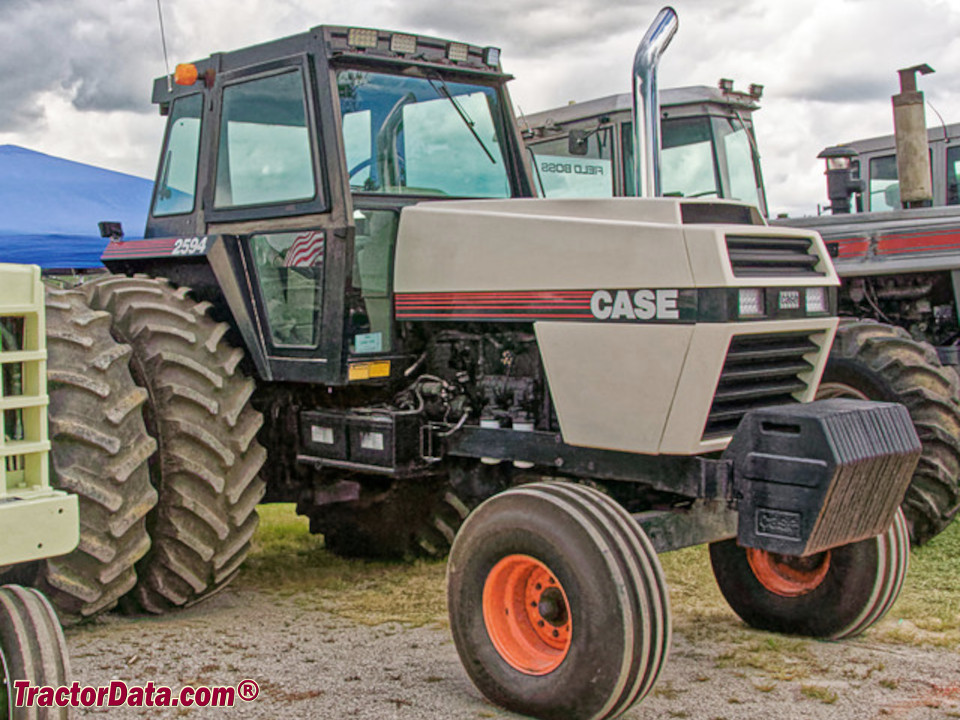 1984 J.I. Case 2594 utility tractor, right side.