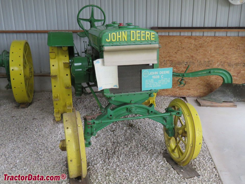 John Deere model C tractor.