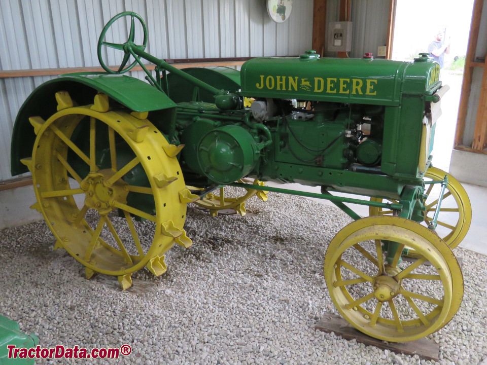 John Deere model C tractor.