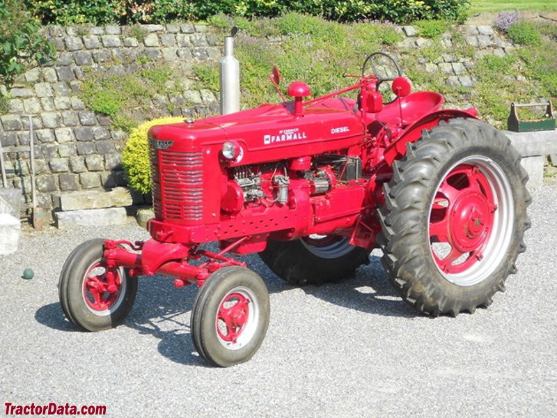 Farmall B-450 with wide front end.