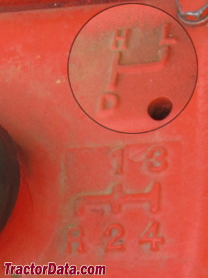 J.I. Case 311-B transmission controls