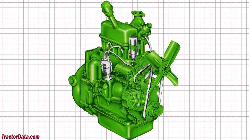 John Deere 420C engine image