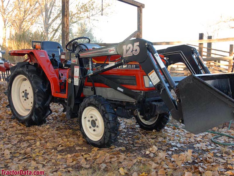 Yanmar F215 with front-end loader.