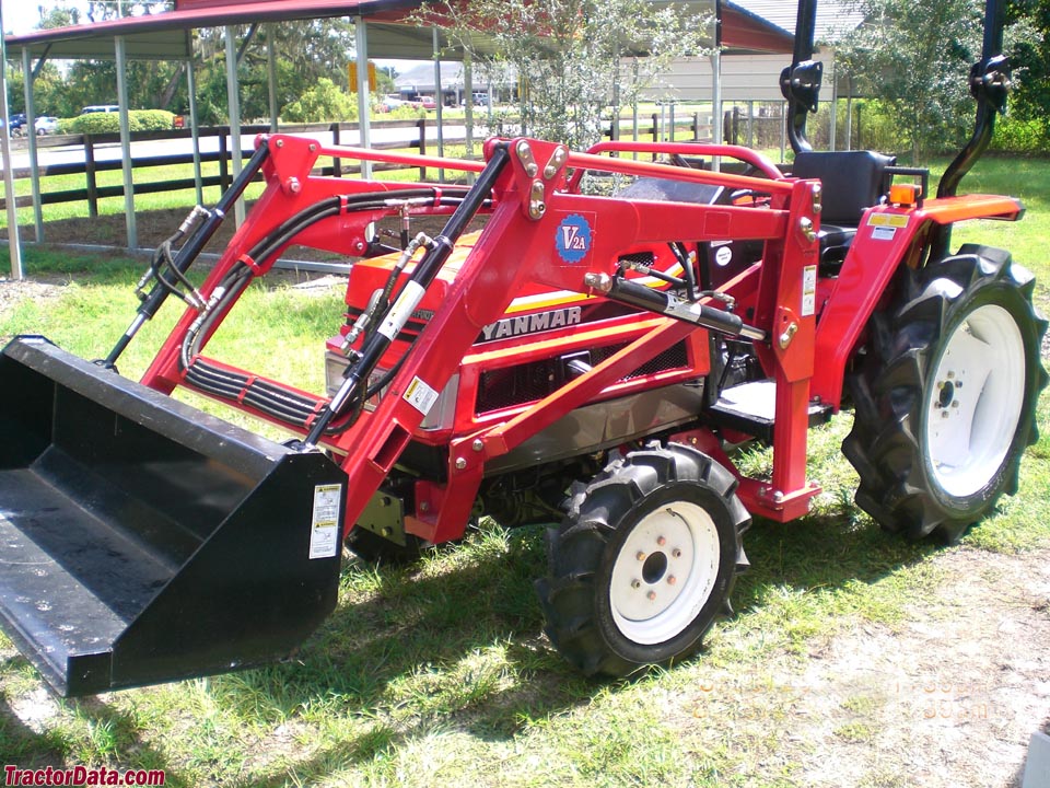 US-imported Yanmar FX235 with ROPS and loader.