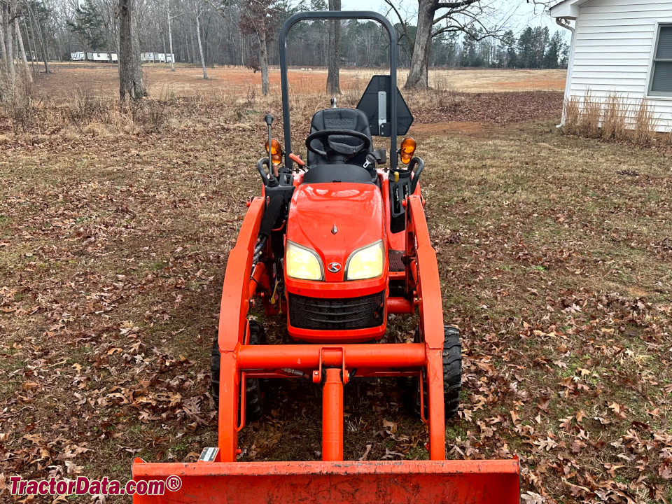 Kubota BX2350 with LA243 front-end loader.