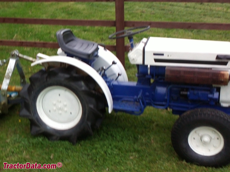 Satoh ST-1300 compact utility tractor, right side.
