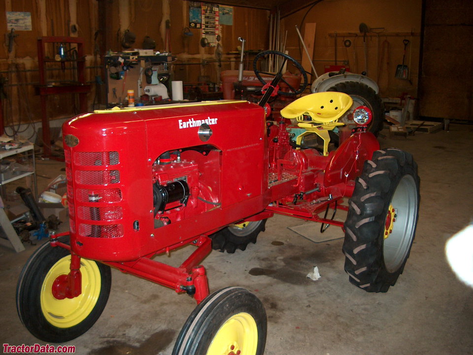 Earthmaster C tractor, left side.