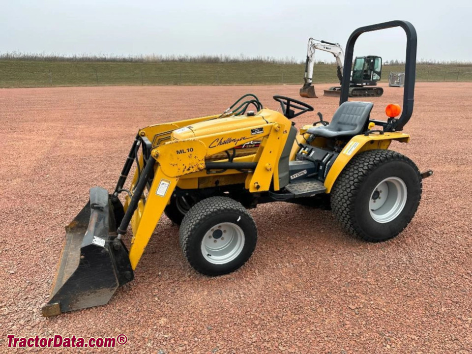 Challenger MT225 compact utility tractor with ML10 front-end loader.