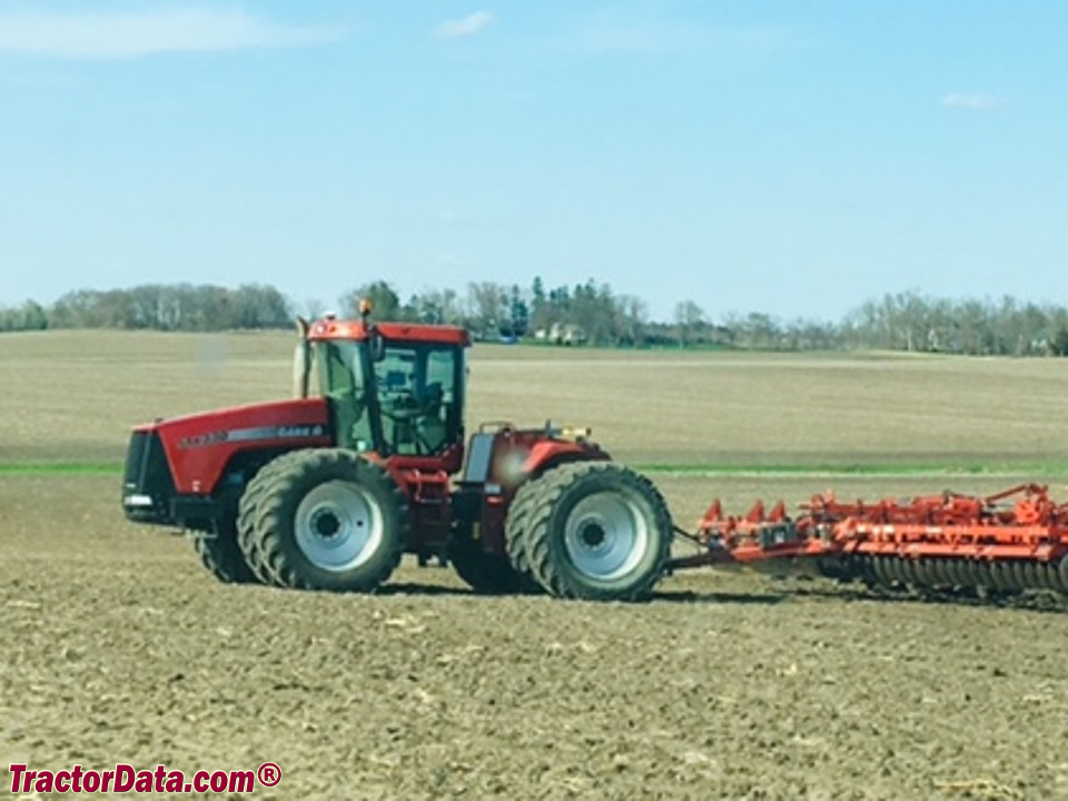 Case IH Steiger STX330 four-wheel drive tractor.