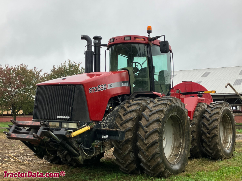 CaseIH Steiger STX530 HD four-wheel drive tractor.