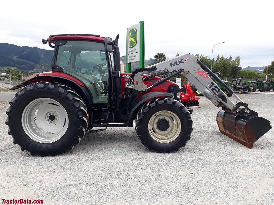 Four-wheel drive Case IH Maxxum 115 with loader