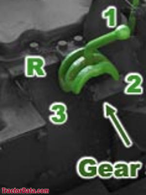 John Deere D transmission controls