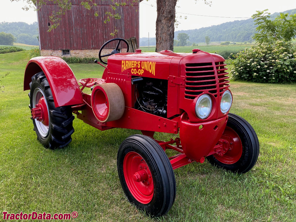 CO-OP 1D orchard tractor.