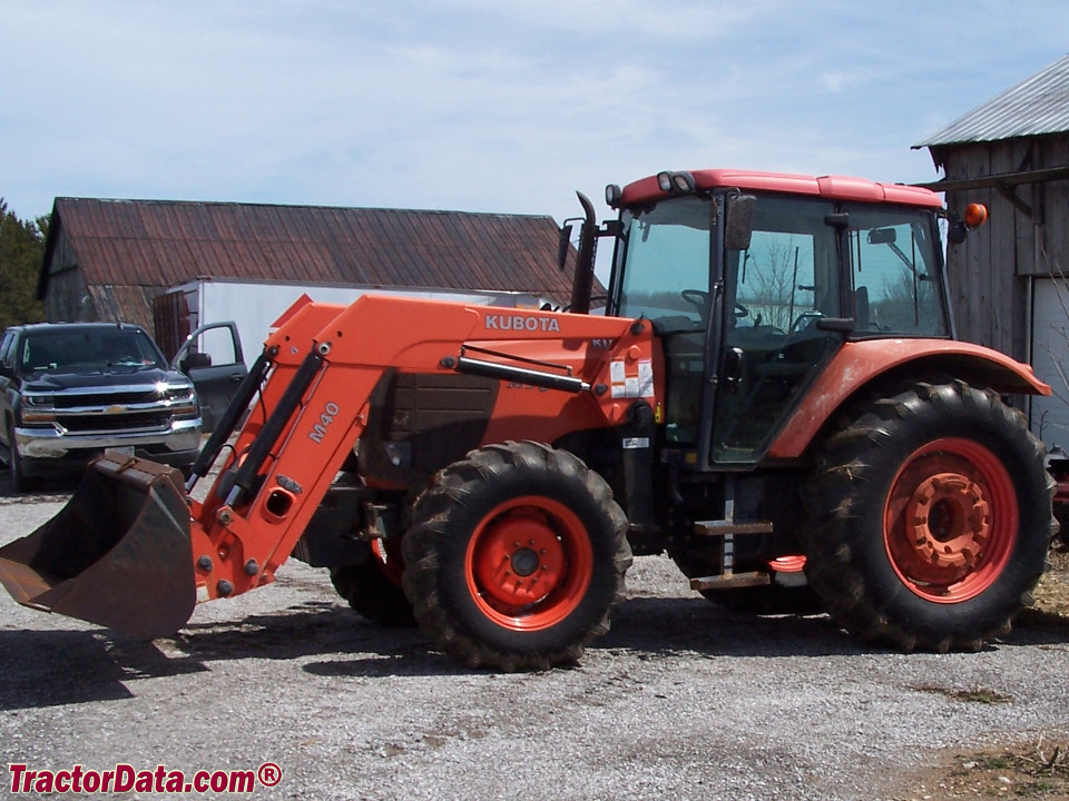 Kubota M95X with M40 front-end loader.