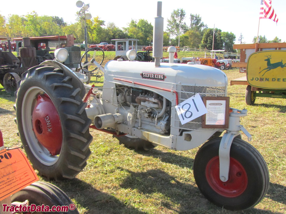 1948 Silver King model 42 (348) three-wheel tractor.