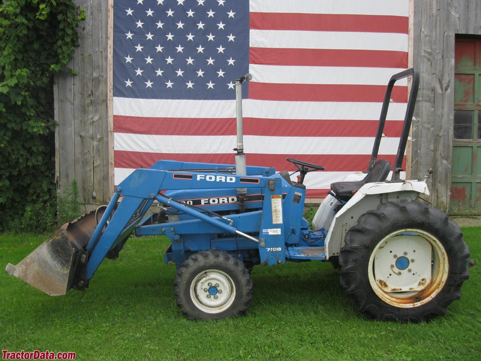 Ford 1620 with Ford 7108 front-end loader.