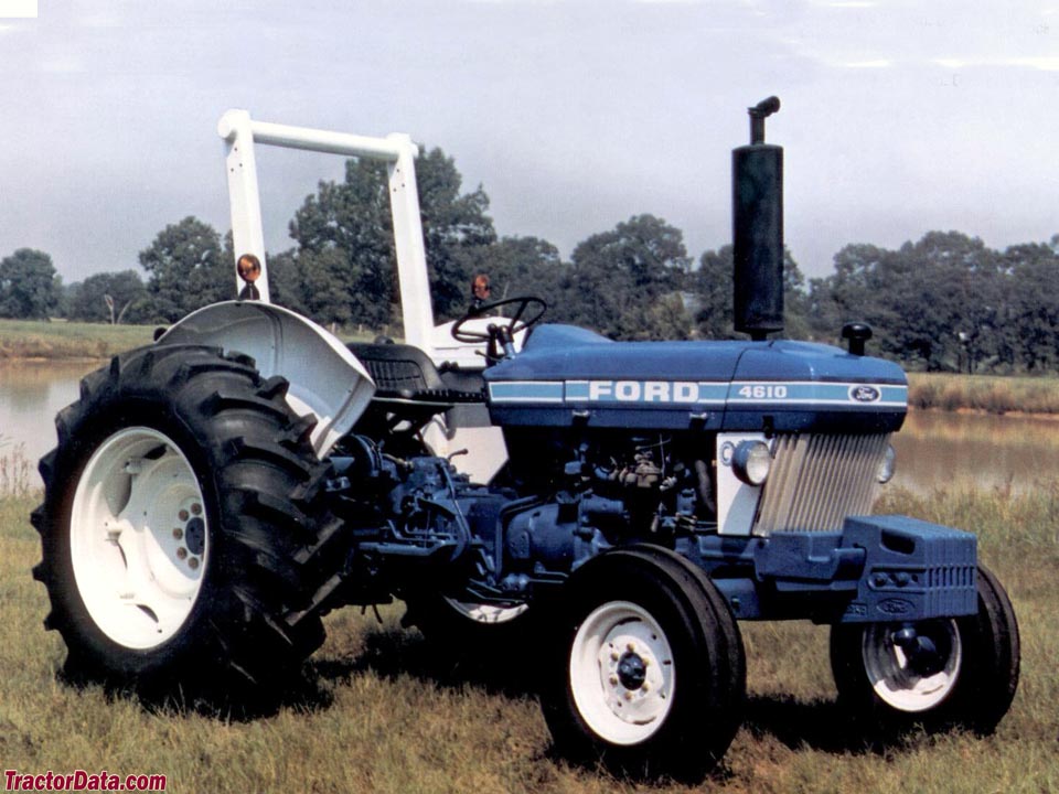Two-wheel drive Ford 4610 with ROPS.