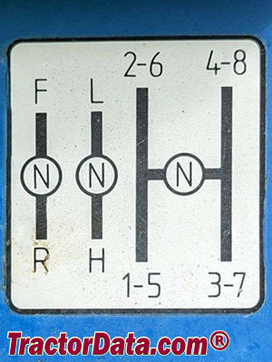 Ford 5030 transmission controls