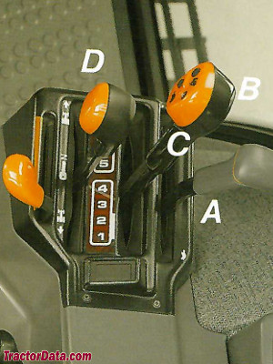 Ford 5640 transmission controls