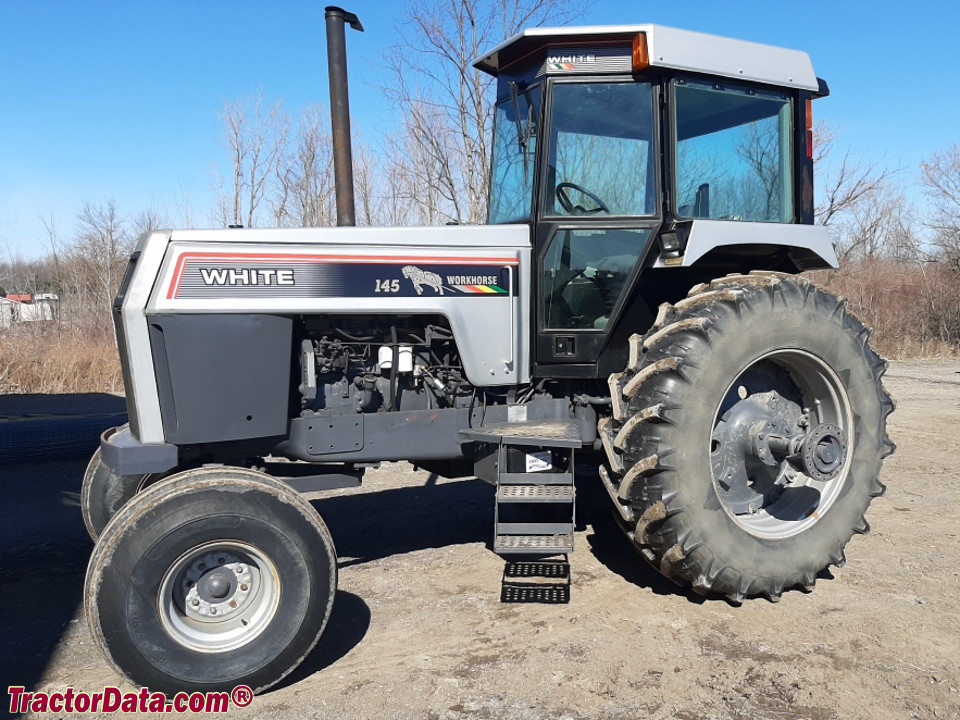 White Workhorse 145, left side.