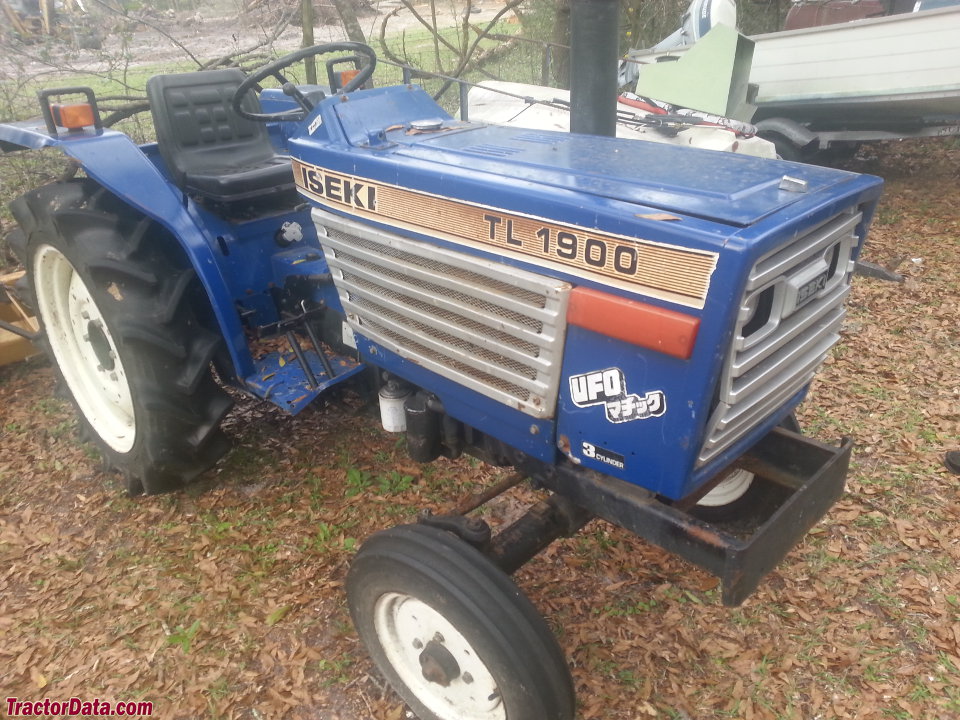 Two-wheel drive Iseki TL1900 tractor.