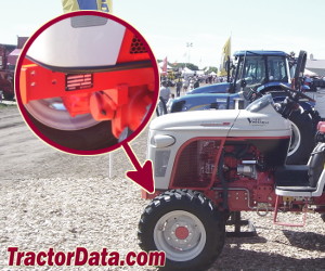 New Holland Boomer 8N serial number location