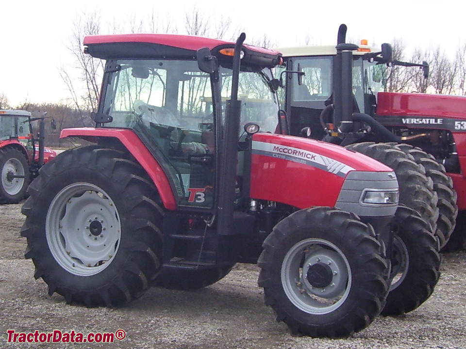 McCormick International CX110 utility tractor, right side.