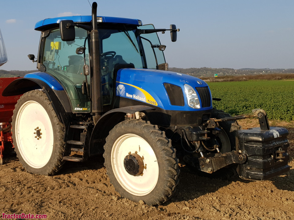 New Holland T6060, right side.