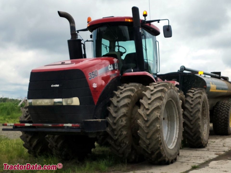 Case IH Steiger 350 four-wheel drive tractor.