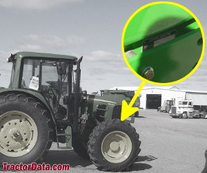 John Deere 6430 Premium serial number location