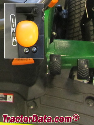 John Deere 1026R transmission controls