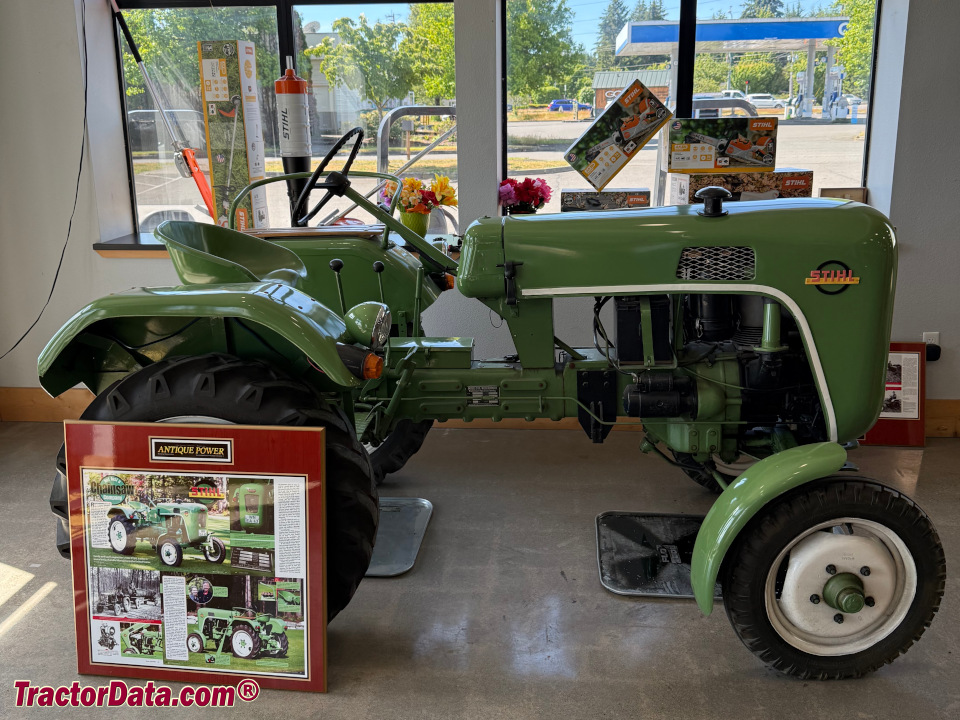 Stihl S 15 (381S) utility tractor.