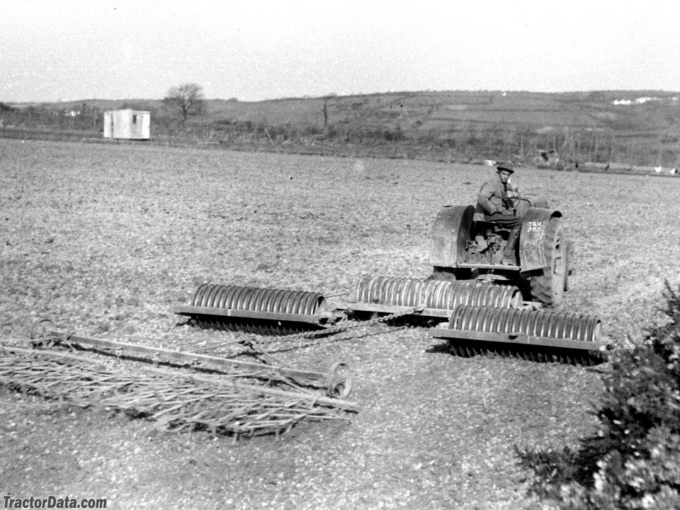 Oliver 80 preparing fields in West Wales.