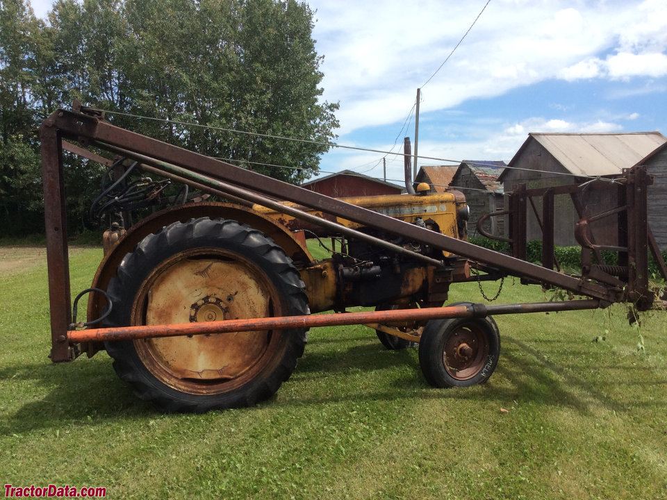 Minneapolis-Moline ZTS with Farmhand loader.