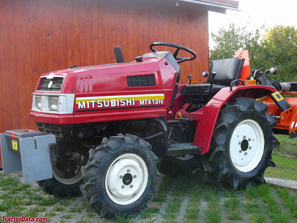 Mitsubishi MTX 13 with tiller.