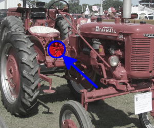 Farmall AV serial number location