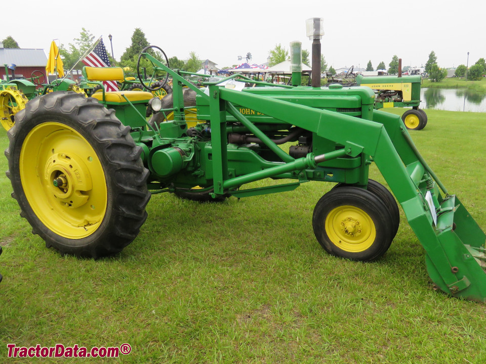 John Deere B with model 45 front-end loader.
