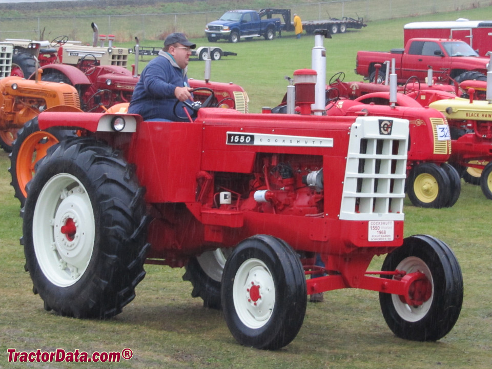 Cockshutt 1550 standard tractor, right side.