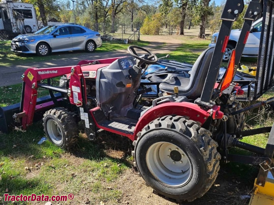Mahindra Max 28 XL compact utility tractor.
