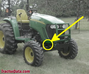 John Deere 4720 serial number location