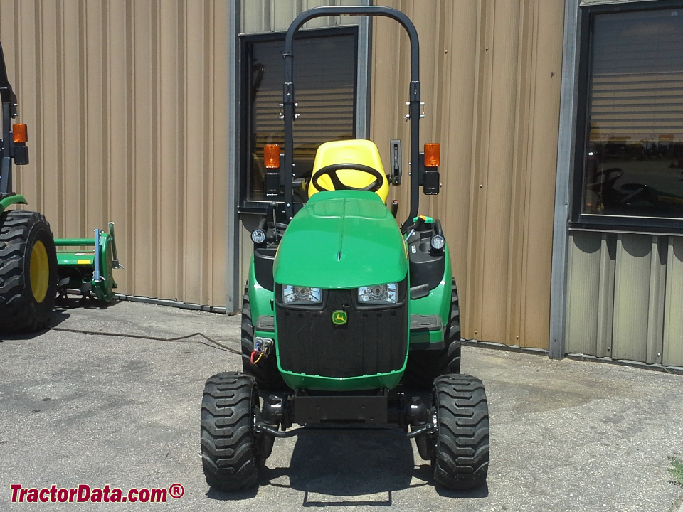 John Deere 1025R compact utility tractor.